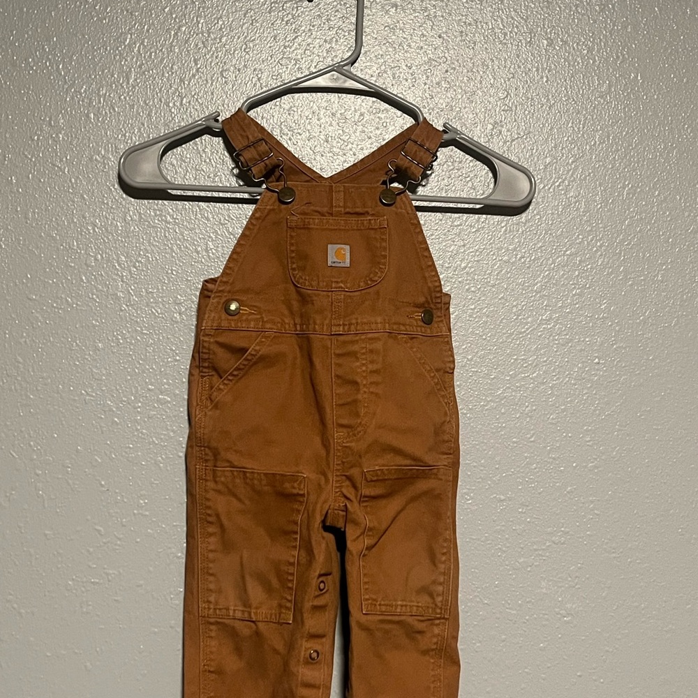 Carhartt Kids Tan Overalls
